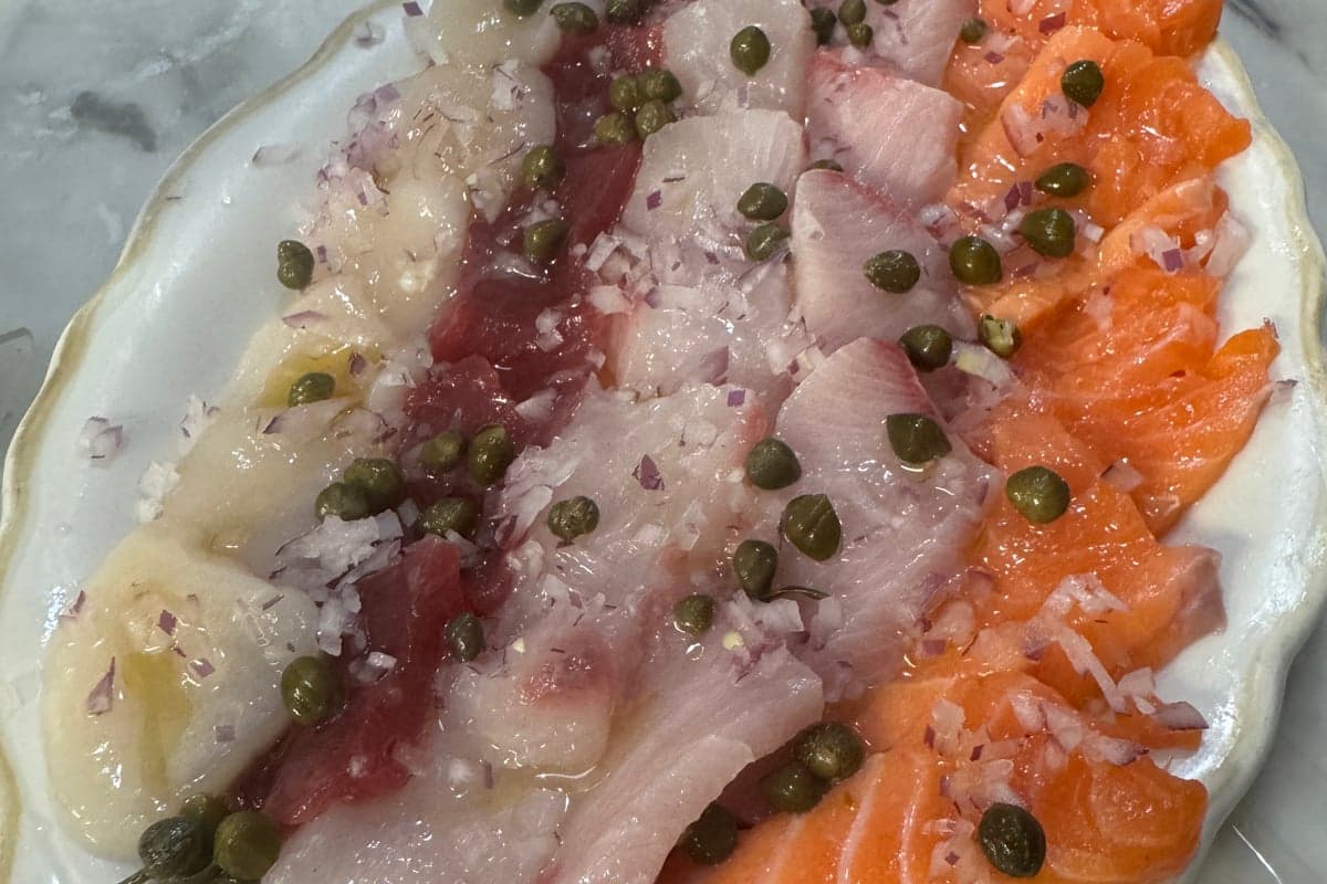 Combination Salad with Dungeness Crab at Swan Oyster Depot