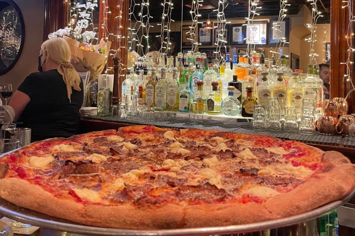 Margherita Pizza at Tony's Pizza Napoletana