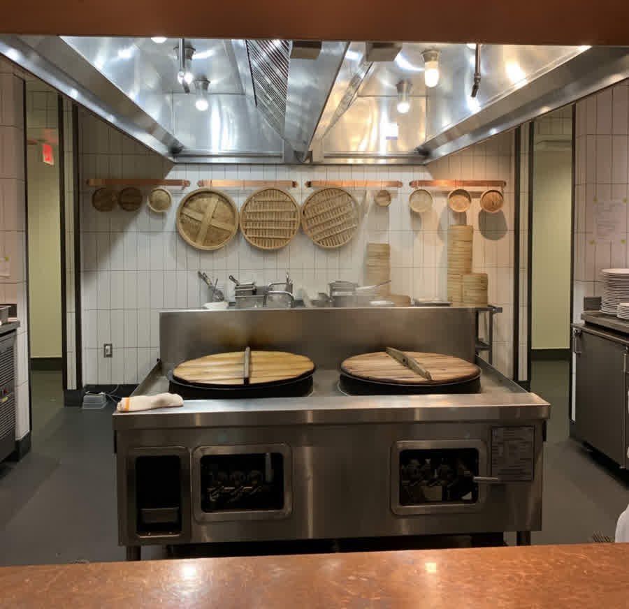 Kitchen steamers at China Live