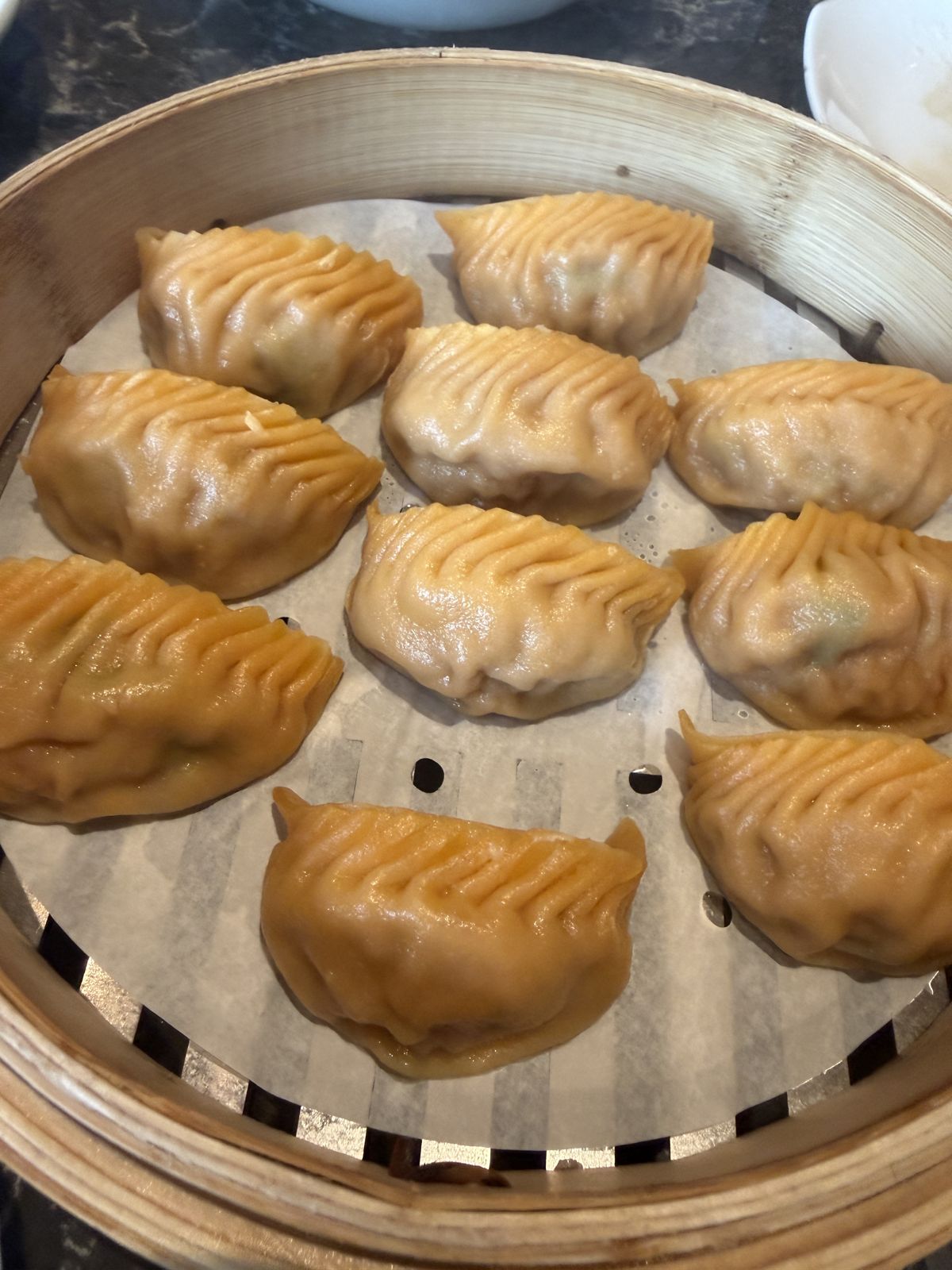 Kimchi & Kurobuta Pork Dumplings at Din Tai Fung