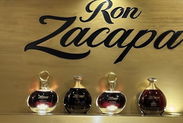 Ron Zacapa bottles on the shelf