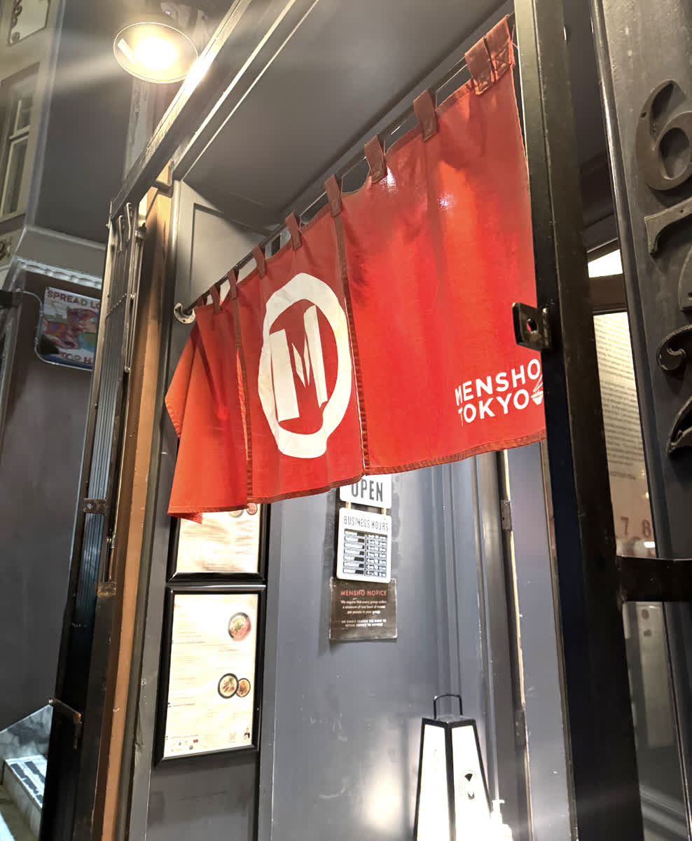 Storefront on Geary at Mensho Tokyo