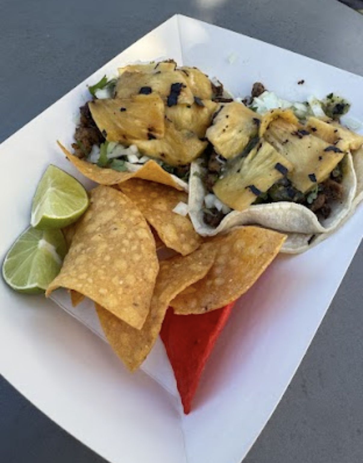 Tacos from the taco guy at Noe Cafe