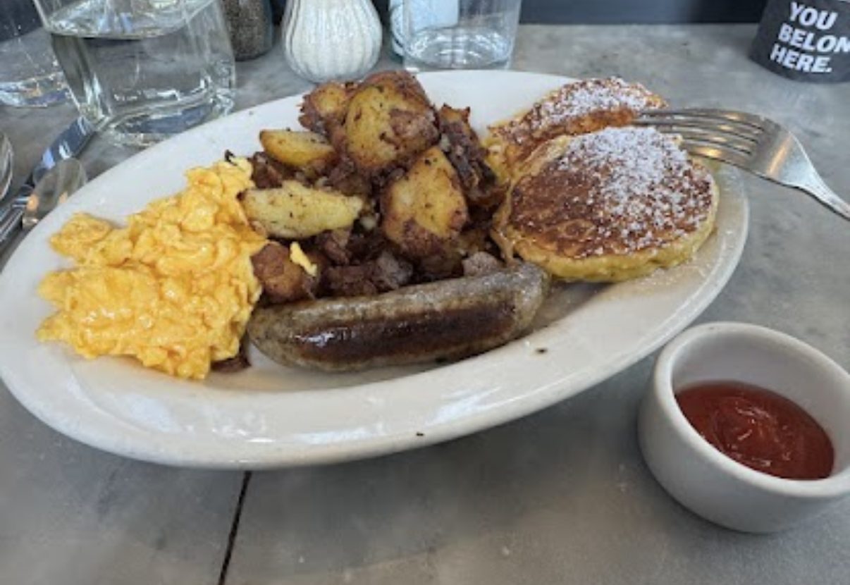 The Plow with chicken apple sausage