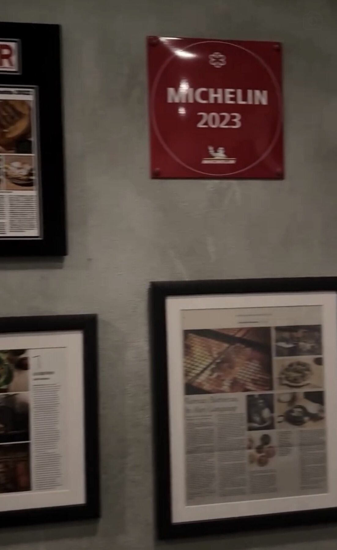 Michelin Guide 2023 recognition at San Ho Won
