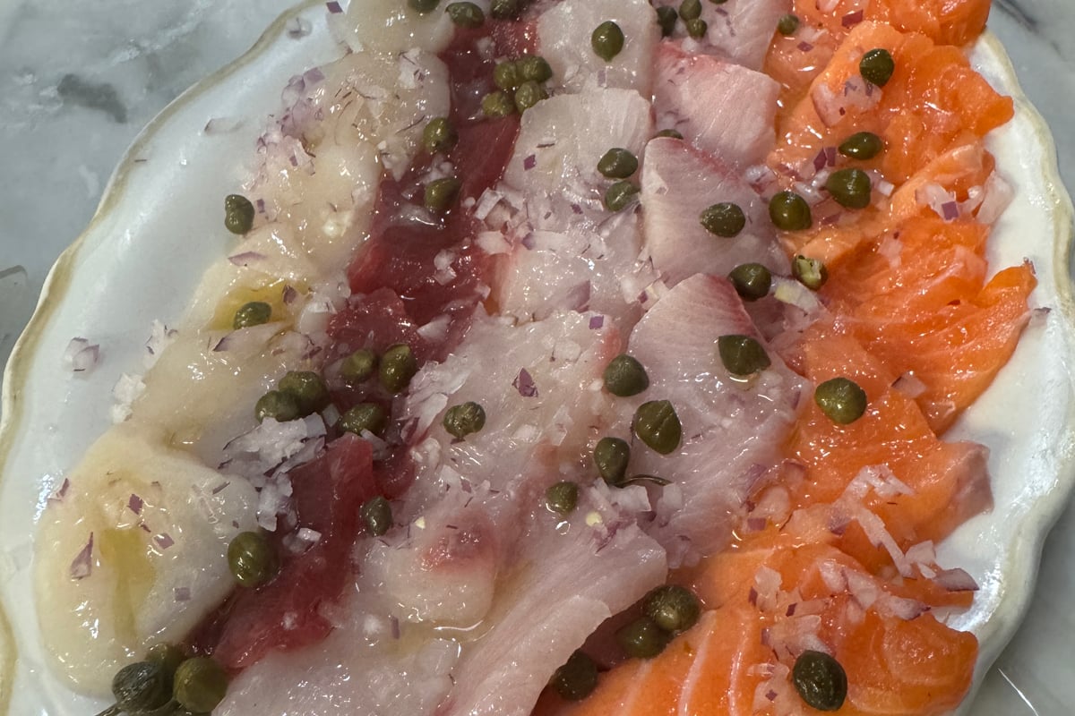 Combination Salad with Dungeness Crab at Swan Oyster Depot